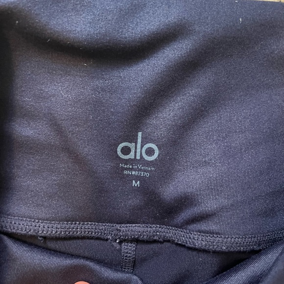 Alo Yoga Full Length Mesh Leggings Size M - Picture 5 of 8